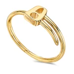 Nail Bracelet Yellow Gold