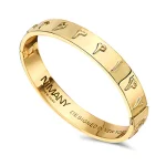 Numbers Bracelet Yellow Gold