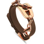 Paris Bracelet - Rose Gold/Brown