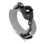 Paris Bracelet - Black/Grey Leather