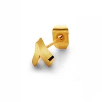Number 8 Earring in Gold