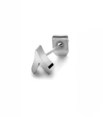 Number 8 Earring in Silver