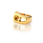 Polished Gold-Plated Ring