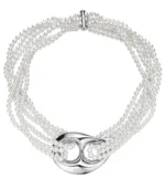 Luna Luna Drop Choker - Silver / White