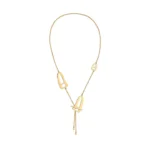 Triple Luna Necklace Gold