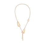 Triple Luna Necklace Rose Gold