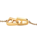 Love lock Bracelet Yellow Gold - Image 2