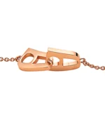 Love lock Bracelet Rose Gold - Image 2