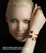 I love you Bracelet Rose Gold (Thin) - Image 2