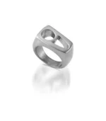 Brushed Steel Ring - Image 2