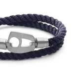 Navy Rope Brushed Silver Hardware - Image 2