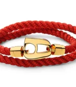 Red Rope Polished Gold Hardware - Image 2
