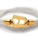 White Rope Polished Gold Hardware - Image 2