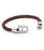 Brown Leather Polished Steel Hardware - Image 2