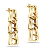 Unity Earrings Yellow Gold - Image 2