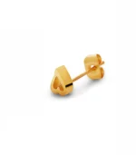 Number 5 Earring in Gold - Image 2