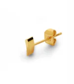 Number 1 Earring in Gold - Image 2