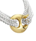 Luna Drop Choker - Gold / White - Image 3