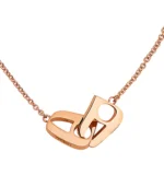 Love Lock Necklace Rose Gold - Image 2