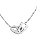Love Lock Necklace Steel - Image 2