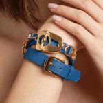 Paris Bracelet - Gold/Light Blue