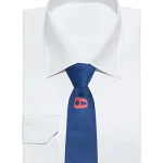 Navy Luna Skinny Tie