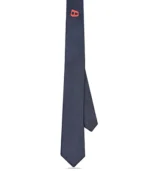 Black Luna Skinny Tie - Image 2