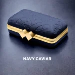 Navy Caviar Clutch - Image 4