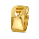 Polished Yellow Gold Cuff - Image 2
