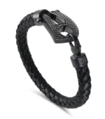 Black Leather Black Hardware diamond - Image 4