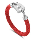 Crimson Leather Matt Steel Hardware - Image 4
