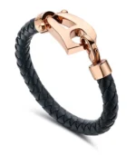 Black Leather Rose Gold Hardware - Image 4