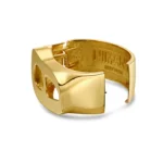 Polished Yellow Gold Cuff - Image 5