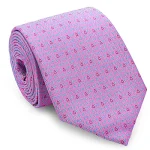 Pink/Blue Numbers Tie