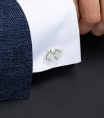 Never Alone Cufflink Vintage Steel - Image 2