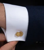 Never Alone Cufflink Gold - Image 2