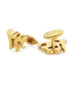 Numbers Cufflink Vintage Gold - Image 3