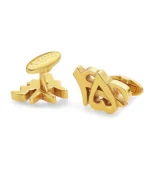 Numbers Cufflink Vintage Gold - Image 4