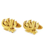 Heritage Cufflink Vintage Gold - Image 4