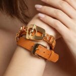 Paris Bracelet - Gold/Orange