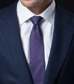 Navy / Pink Numbers Tie - Image 2