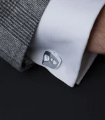 Luna Cufflink Steel - Image 2
