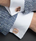 Luna Cufflink Rose Gold - Image 2