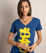THR 1 V-Neck (Blue) - Image 2