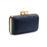 Navy Caviar Clutch - Image 2