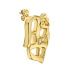 Flower Luna Earring Gold - Image 2