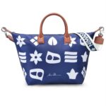 Monogram II Navy Tote Bag