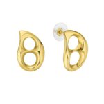 Luna Drop Earring Gold - Image 3