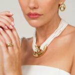 Luna Drop Earring Gold - Image 4