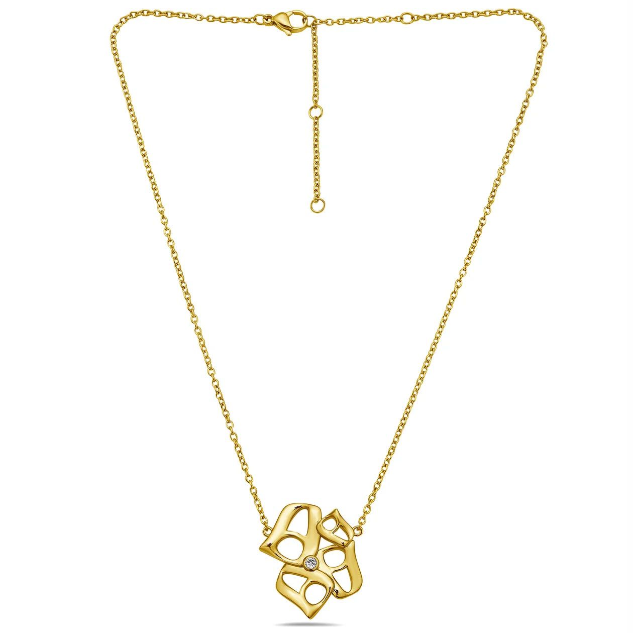 IMG-20260930-WA0214 Flower Luna Necklace Gold - Image 1